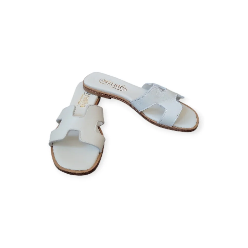Amarea Low H‎ Sandals White